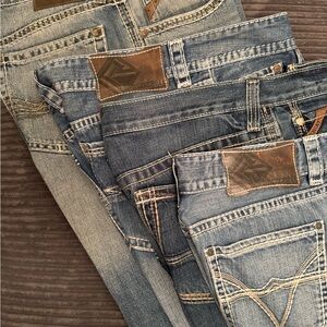 Ariat Men's Slim Straight Blue Jeans